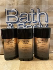3 Bath Body Works AFTER DARK MEN'S COLLECTION ANTIPERSPIRANT DEODORANT 2.7 OZ