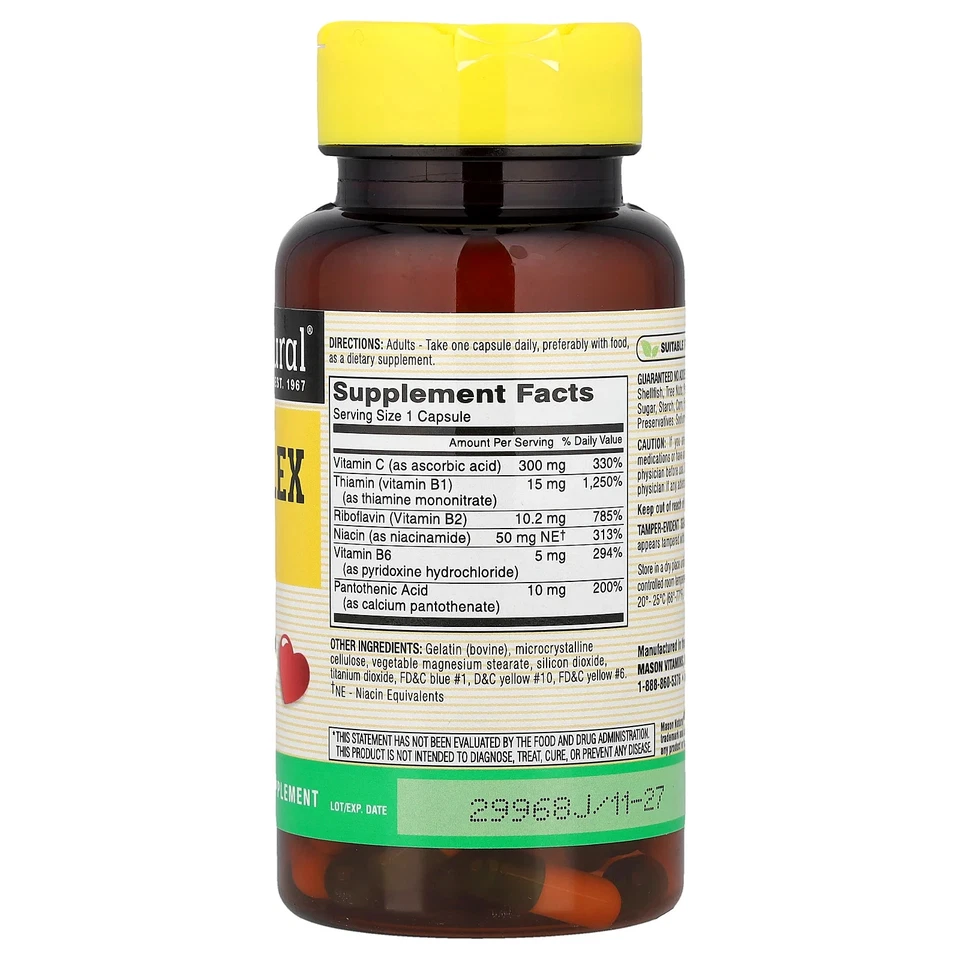 Complejo B con C, 100 cápsulas Foto 2 de 2