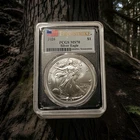 🥈2024 $1 Silver American Eagle First Strike PCGS MS70 - Blue Flag Label