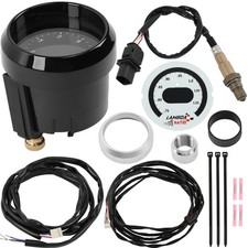 Aem 52mm Wideband O2 Gauge Afr Kit With 4.9 Lsu Sensor Compatible W 30-4110