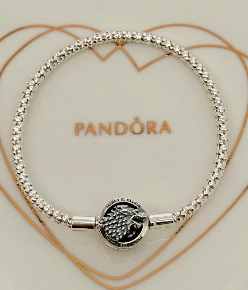 New Pandora x Game of Thrones Moments Studded Chain Bracelet 562964C00-16cm - Image 2 of 4