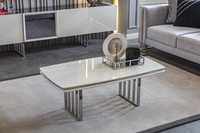 WeißEr Kaffeetisch LuxuriöSer Couchtisch Wohnzimmer Sofatisch Edle MöBel