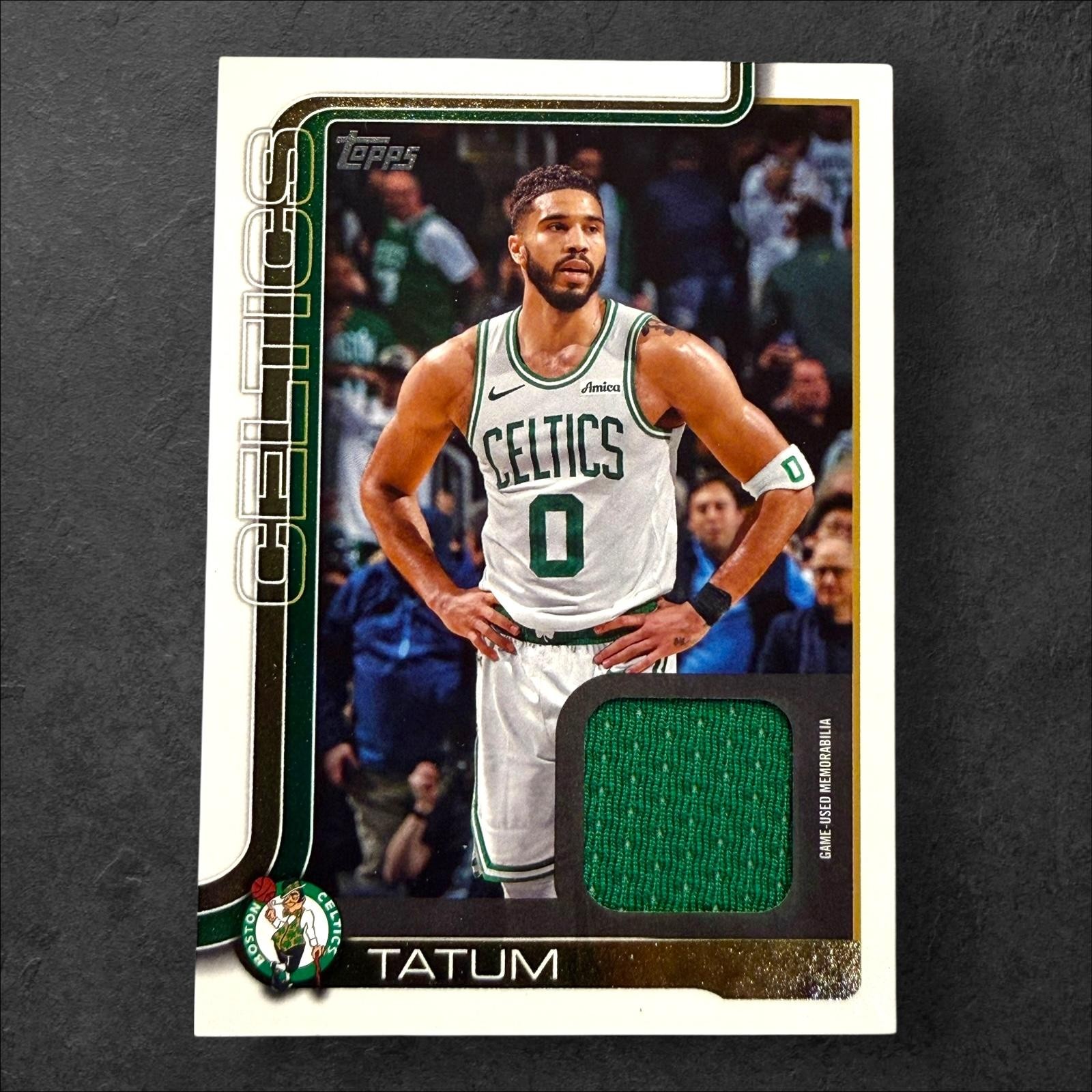 2025-26 Topps #FRO-JT Jayson Tatum Flagship Real One Relics