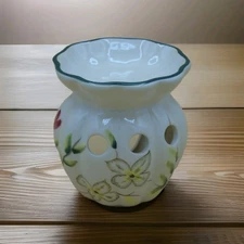 Floral Ceramic Wax Tart Burner Wax Melter Tea Light Holder Home Decor