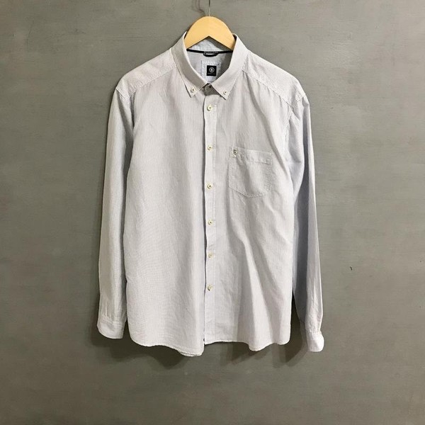 Men Bogner Shirt White Cotton 42 / XL / 50 #1V31