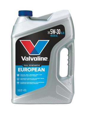 Motor Oil 5W-30 Full Synthetic 5 Quart European Vehicle Valvoline XL-III