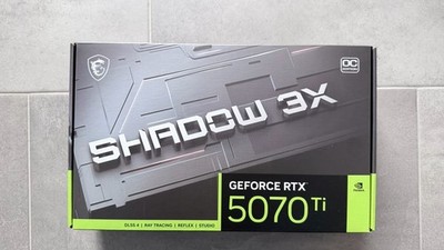 MSI NVIDIA RTX 5070 Ti Shadow 3X GPU Grafikkarte 16GB - Neu & OVP