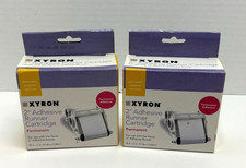 XYRON 2" Replacement Adhesive Runner Cartridge Acid Free Permanent--2 Pack--NEW