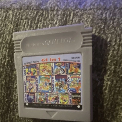 Nintendo Game Boy 61 in 1 Multicart Multi-Game Cartridge Platform Multicart