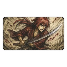 Kenshin Desk Mat: Rurouni Kenshin Anime Mouse Pad V31