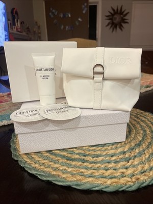Christian Dior Cosmetic Pouch White Makeup 2026 Limited Edition + Set Pc 3