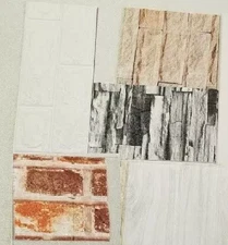 Sample 3D Bookishbunny Foam Wallpaper Peel and Stick Self Adhesive Panels Tile