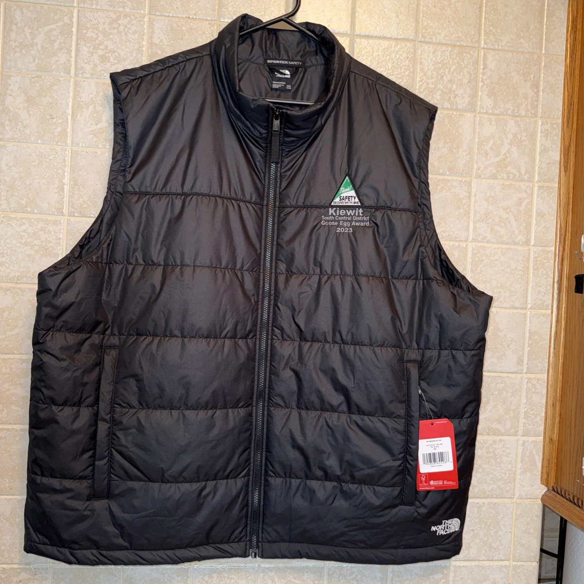 新品 THE NORTH FACE PUFFY ON EX VEST 3XL The North Face Quilted Puffer Vest Men's Size 3 XL Full Zip ~ With