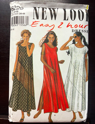 New Look Easy 2 Hour Maxi Dress Sewing Pattern 6229 Women s Sizes 6-18
