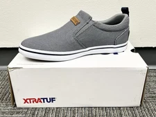 XTRATUF Men's Sharkbyte Eco Size 8 / Breathable Slip-Resistant Deck Shoe / New
