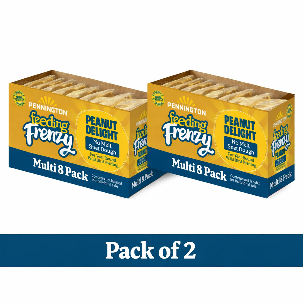 Peanut Delight Suet, 11.75 oz. Cake, Wild Bird Food, 8 Count