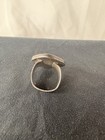 Vintage Sterling Silver 925 Ring Textured Design Statement No Silver Color 13.6g — photo 3