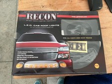 Recon 264155bk Smoked Lens Led Cab Roof Lights Kit For 2002-2007 Gmc Chevy Recon 264155bk Smoked Lens Led Cab Roof Lights Kit For 2002-2007 Gmc Chevy