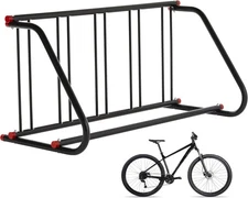 Bike Floor Parking Stand 5 Holder Repair Rack Heavy Duty Bicycle Storage Garage