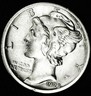 1929-S Mercury Dime Silver High Grade Inventory A San Francisco Mercury