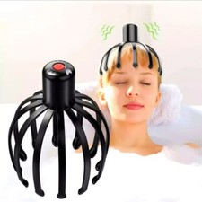 Electric Octopus Claw Head Massager Light Therapy Scalp Relax Headache Relief