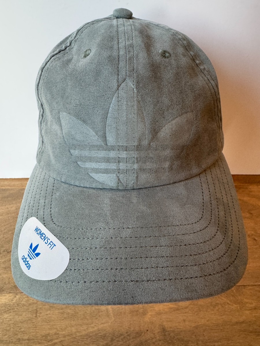 adidas Originals Relaxed Deboss Raw Green Women's Hat Strapback