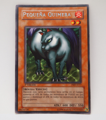 Yu-Gi-Oh! Spanish Little Chimera PMT-S117 Rare 1st Edition LP Pequena  Quimera