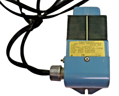Jefferson Electric Powerformer Dry type No.220-021 high 240/480 Low 120/240