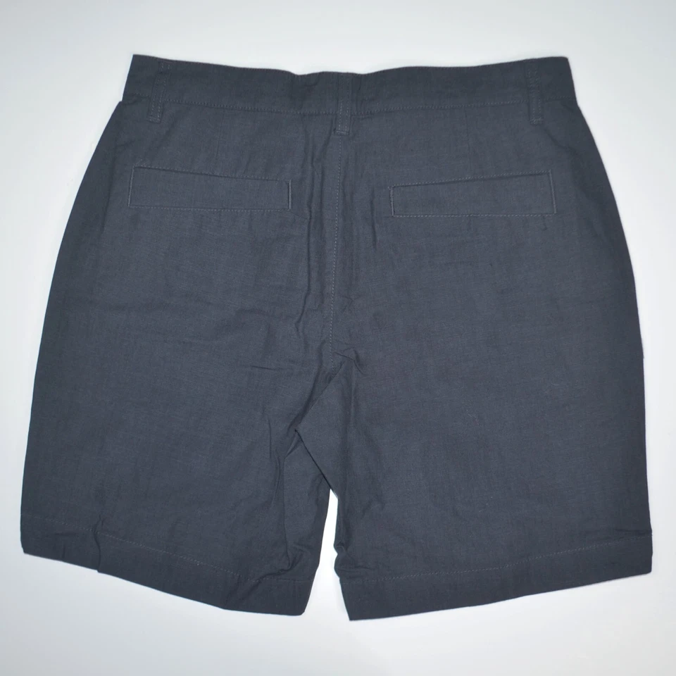 NWT INC International Concepts 8" Chambray 100% Cotton Black Chino Shorts Sz 30 - Image 2 of 4