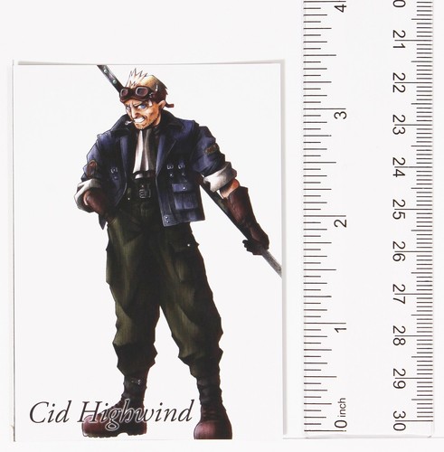 Cid Highwind No.1-006 - 2023 Final Fantasy VII Anniversary Card - Picture 2 of 3