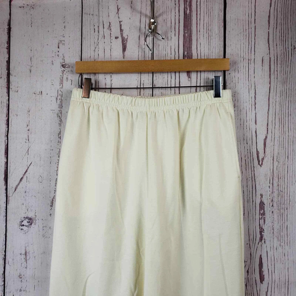 White pull on pants womens 2025