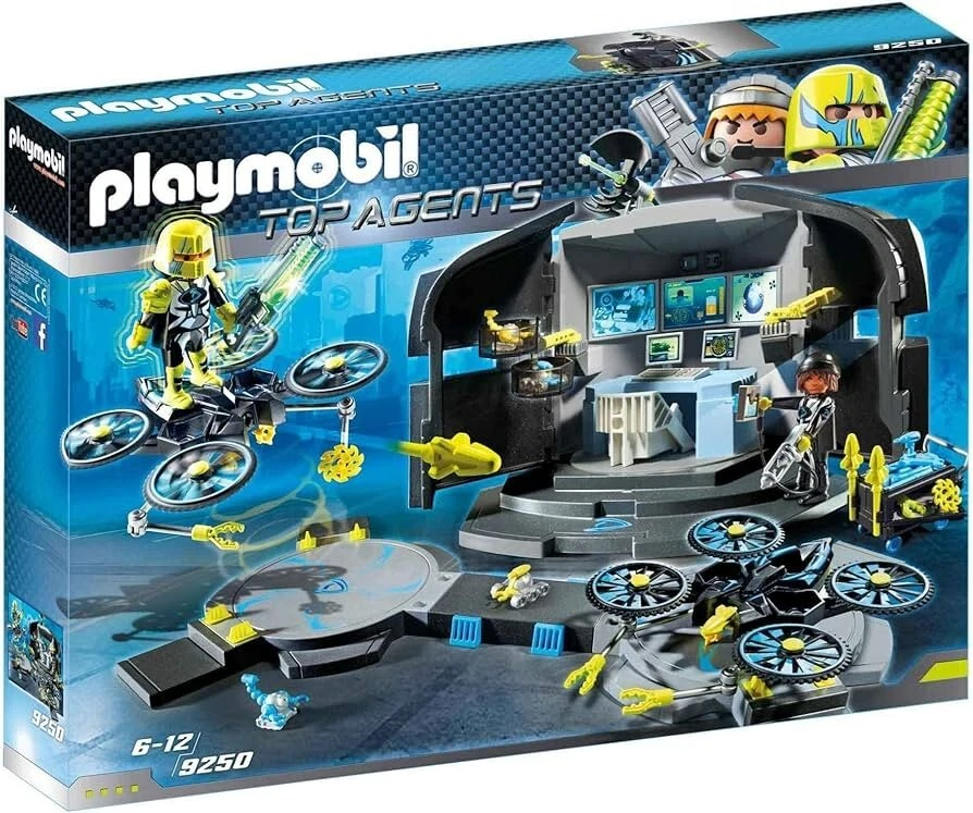 Playmobil Top Agents Dr. Drone's Command Center 9250 Neu & OVP Agenten