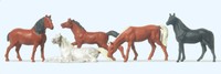 Preiser 14150 Pferde 1:87 Spur H0 Neu Ovp Tiere