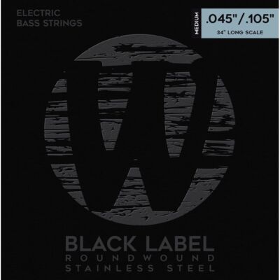 Saiten E-Bass Warwick BlackLabel 045-105, 4-string Bass Saiten NEU