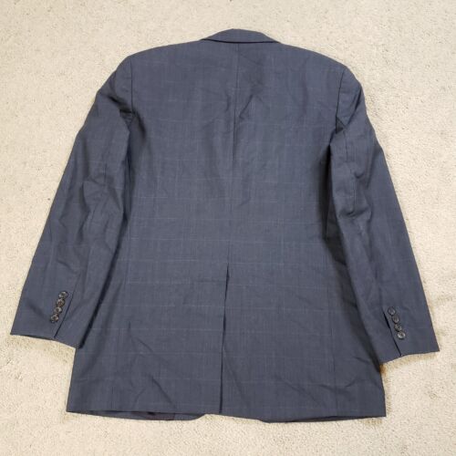 Ralph Lauren Polo University Tuta Uomo 44R 32x30 Navy Finestra Lana *DIFETTO* - Foto 4 di 22