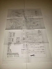 Gottlieb ROTO POOL Pinball Schematic