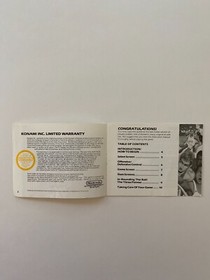 NES - Doble Dribble Nintendo Folleto Manual Solo Sin Juego