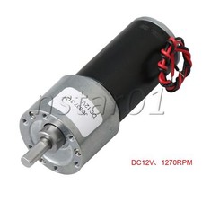 DC 12V 1270RPM CW/CCW Riduzione Velocità Cambio Magnete Motore 6mm Albero Rapporto 1:6.3