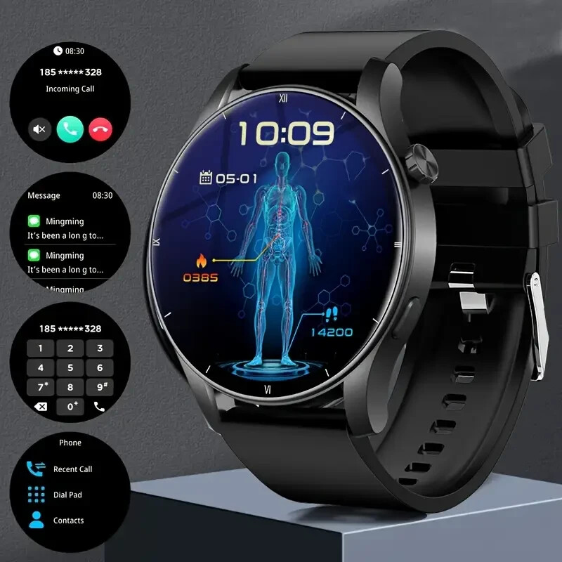 smart watch heart rate blood pressure medical grade Ip68 waterproof - Main Image