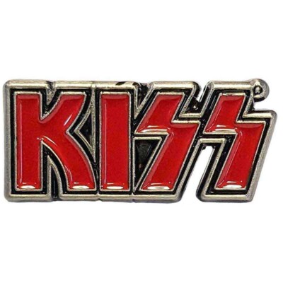 KISS Pin - Anstecker Logo Red Metall