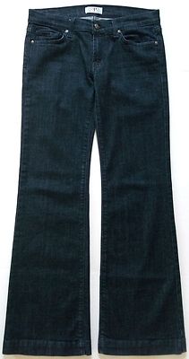DPD/Deluxe Premium Denim Dark Wash Flare Jeans-Womens-Sz 28    EXCELLENT!!!