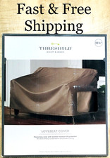 Threshold Loveseat Cover Brown Patio Chair 55 1/2
