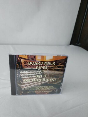 Boardwalk Pipes & Bach on the Biggest By Robert Elmore CD, 1956 New Sealed
