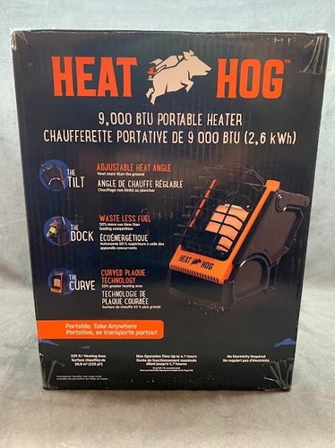 Heat Hog HH-09 SLN-MA 9000 BTU Portable Propane Heater IN BOX TESTED - Picture 2 of 10