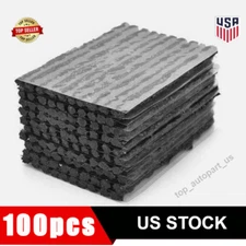 100X Tire Repair Sealing Plug Strip Car Tire Puncture Repair Tire Tubeless Plug 