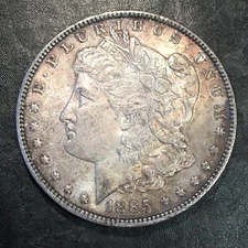 1885 Morgan Silver Dollar - High Quality Scans #Q510