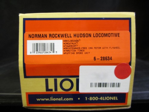 Lionel 6-28634 Norman Rockwell Hudson 4-6-4 #1894 Steam Loco & Tender O Gauge - Picture 18 of 22