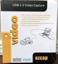 EzCAP USB 2.0 Video Audio Converter Capture Ver36.1 Transfer File Dvd MPEG2