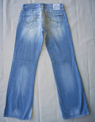 Big Star Remy Low-Rise Bootcut Jeans Women Size 26 Blue