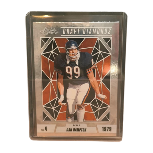 Dan Hampton Absolute Football 2024 Draft Diamonds Bears No. DD-DHN Pick 4